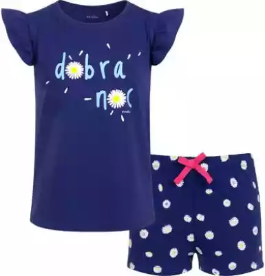 Piżama z krótkim rękawem dla dziewczynki Podobne : Piżama z krótkim rękawem dla dziewczynki, w motylki, granatowa, 3-8 lat - 29981