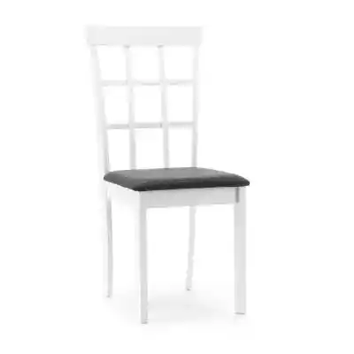 KRZESŁO DREWNIANE Z PODUSZKĄ HELENA BIAŁ Krzesła > Krzesła według materiału > Krzesła tapicerowane