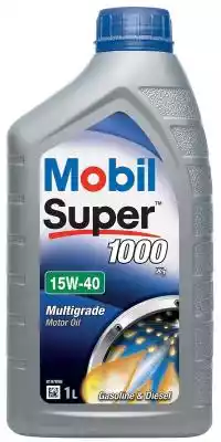 Olej MOBIL Super 1000 X1 15W-40 (1 l) Podobne : Olej do silników dwusuwowych Supermax 2T mix 0,1 l - 2069790