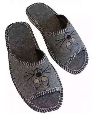 Filcowe Pantofle laczki klapki damskie c Podobne : Pantofle damskie - 372394