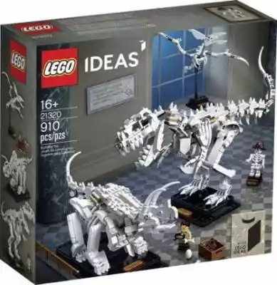 Lego Ideas Szkielety dinozaurów 21320. Dowiedz się,  jak wyglądało życie na...