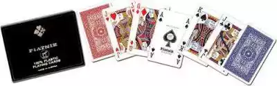 Piatnik Karty do gry 2 talie Plastic Allegro/Kultura i rozrywka/Gry/Towarzyskie/Karciane/Karciane tradycyjne