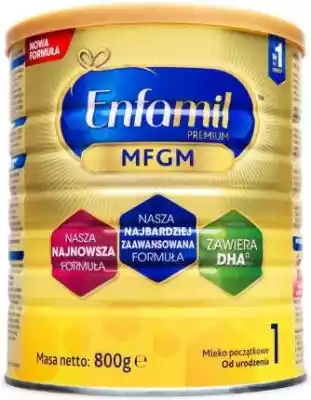 Enfamil Premium 1 MFGM mleko modyfikowan Podobne : Enfamil Premium 1 MFGM mleko modyfikowane 800g - 21354