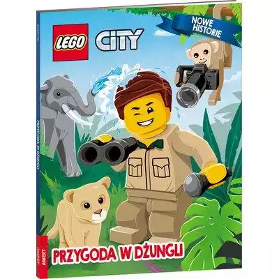 Książka LEGO City Przygoda w dżungli LWR Podobne : LEGO - City Wheelie na motocyklu kaskaderskim 60296 - 66819