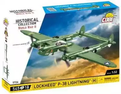 Klocki Cobi Lockheed P-38 H Lightning 57 Dziecko > Zabawki > Klocki