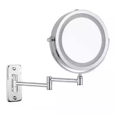 10X DWUSTRONNE LUSTERKO POWIĘKSZAJĄCE TOALETKĘ Lustro łazienkowe montowane na ścianie posiada lustro o powiększeniu 10x7 cali,  aby zapewnić ...