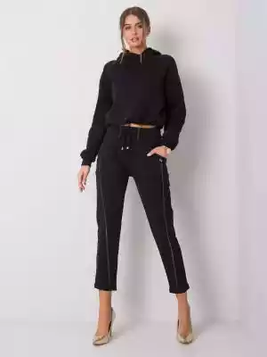 Spodnie dresowe czarny Podobne : Czarne Spodnie Dresowe Damskie Trecgirl Jogger Stripe Black - L - 115332