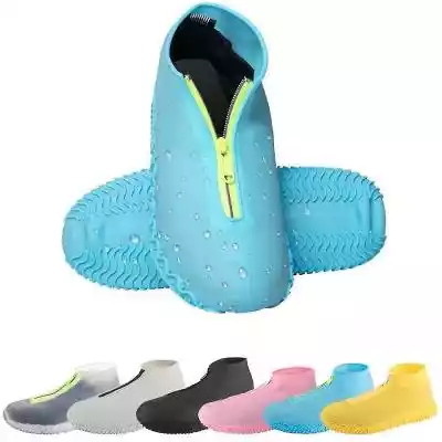 [Materiał] Wodoodporna osłona buta wykonana jest w 100% z wysokiej jakości nietoksycznej gumy silikonowej o doskonałej wodoodporności i antypoślizgowości z możliwością wielokrotnego użytku,  bezpieczeństwem,  trwałością i przyjaznością dla środowiska. [Wodoodporne pokrowce na buty z zamkie