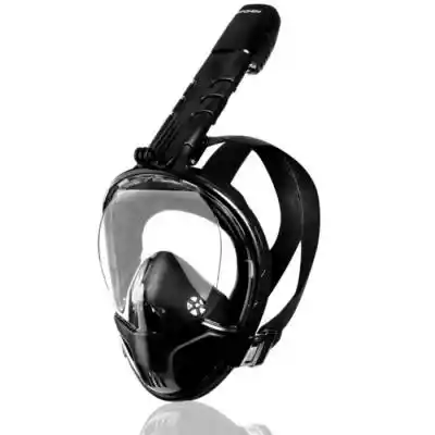 Spokey - Maska pełnotwarzowa do snorkelingu Karwi czarna L/XL
