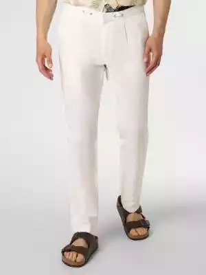 Proste,  odświeżające i stylowe: spodnie lniane Empire Summer marki Andrew James New York.