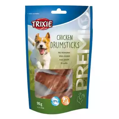 Trixie Premio Chicken Drumsticks są szczególnym przysmakiem dla psa w kształcie kurzego udka,  którego zapach i smak jest niepowtarzalny. Twój pies mu się nie oprze. Wapienna kość otulona została piersią z kurczaka. Zatem Trixie Premio Chicken Drumsticks Light oferuje nie tylko radość chru