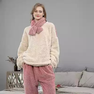 Mssugar Zimowe damskie flanelowe piżamy  Podobne : Zimowe piżamy Dziecięce Wygodny koc telewizyjny dla dzieci 28 - 2990816