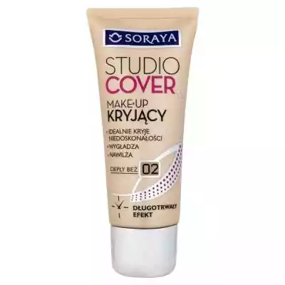 Soraya Studio Cover Make-up kryjący 02 c Podobne : Clarins Fix Make Up mgiełka utrwalająca makijaż - 1216999