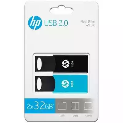 HP Inc. Pendrive 32GB USB 2.0 TWINPACK H Peryferia komputerowe/Nośniki danych/Pendrive pamięci USB