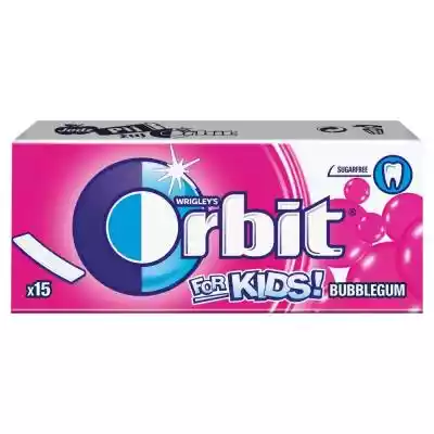 Orbit For Kids Classic Guma do żucia bez Podobne : Halls Gum Guma do żucia bez cukru o smaku miętowym 36,5 g (25 sztuk) - 839505