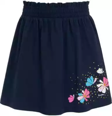 Spódnica dla dziewczynki, z motywem kwia Podobne : Spódnica dla dziewczynki, w kolorowe grochy, granatowa, 3-8 lat - 30217