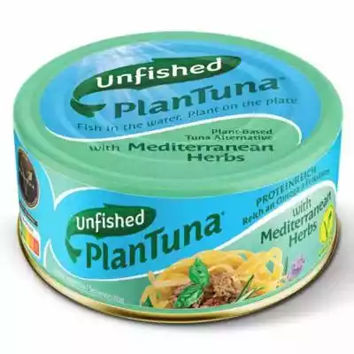 PlanTuna w ziołach śródziemnomorskich Unfished,  150g
PlanTuna® to roślinna alternatywa dla tuńczyka wytwarzana z białka sojowego i oleju z alg. Dostarcza kluczowe składniki odżywcze wysokiej jakości ryb,  takie duże ilości białka i kwasów tłuszczowych Omega-3 ze źr&oacut