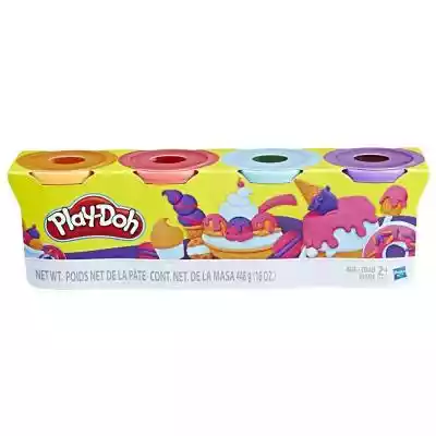 PlayDoh 4pak Sweet Colors Tuby Play-Doh to masa kolorowej zabawy. Użyj swojej wyobraźni i stwórz co tylko chcesz z barwnym czteropakiem tub Play-Doh!