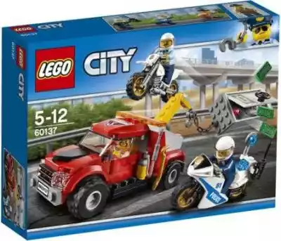 LEGO City 60137 Policja Tow Tuck TroubleZestaw przeznaczony dla dzieci w wieku 5-12 i...