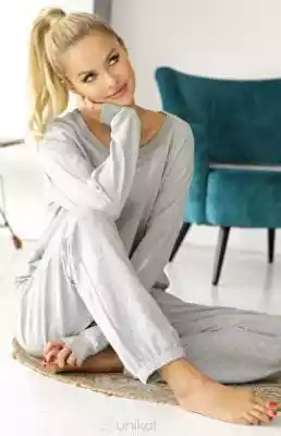 Piżama szara długie spodnie i rękawy SAN Podobne : Piżama chłopięca 2-częściowa - 446682