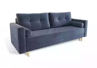 Sofa skandynawska z funkcją spania DEUS  Podobne : Skandynawska sofa w tkaninie baranek jasnoszara VISNA - 160387