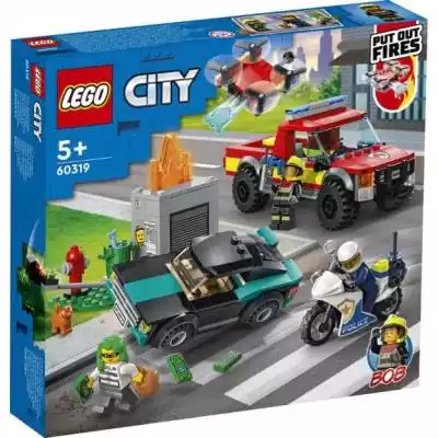 ND17_LG-60319 Lego 60319 City Akcja stra Podobne : Lego City 60319 Akcja strażacka i policyjny pościg - 3026941