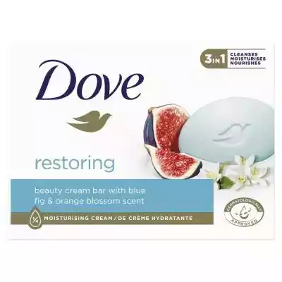 Dove Restoring Kremowa kostka myjąca 90  Podobne : Dove Glowing Ritual Pielęgnujące mydło w płynie z pompką 250 ml - 842514