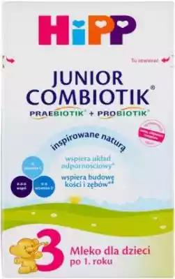 550 gHiPP 3 Junior Combiotik to mleko modyfikowane przeznaczone dla małych dzieci po 1...