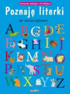 Poznaję literki to kolorowanka z 24 naklejkami,  która stanowi doskonałą zabawę dla dzieci. Poznają one z jakich literek składa się alfabet i ćwiczą ich pisanie po śladzie. Przy każdej literze umieszczony jest rysunek zwierzątkami który ułatwia zapamiętanie litery. Kolorując obrazki dzieck