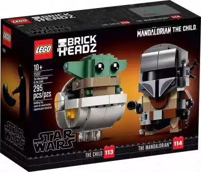 Lego Brickheadz Star Wars 75317 Mandalor Podobne : Lego 75317 BrickHeadz Mandalorianin i Dziecko - 3013045