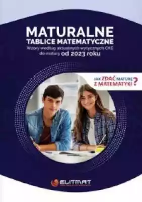 Maturalne tablice matematyczne 2023 Podręczniki > Przygotowanie do matury > z matematyki