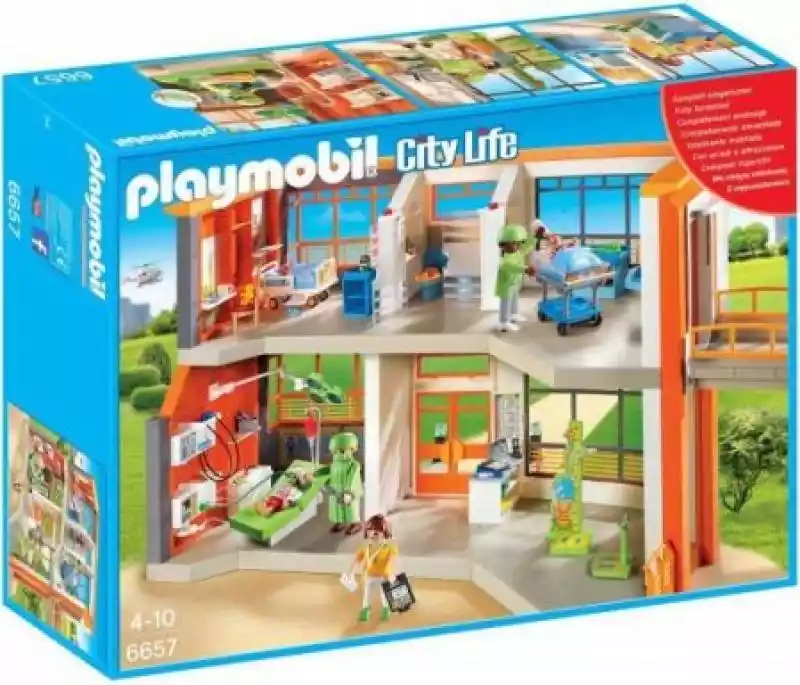 Playmobil City Life Szpital dziecięcy z wyposażeniem (6657)  ceny i opinie