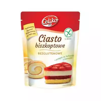 Mieszanka na ciasto biszkoptowe bezglute Podobne : Celiko - Budyń czekoladowy bez glutenu - 236300