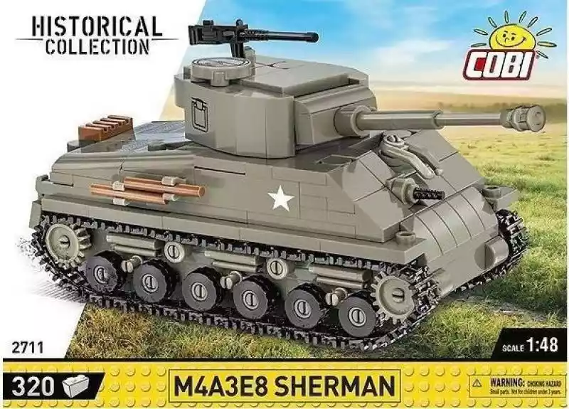 Klocki Cobi Sherman M4A3E8 2711 COBI ceny i opinie
