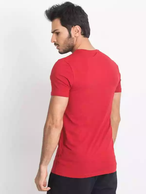 T-shirt T-shirt męski czerwony Merg ceny i opinie