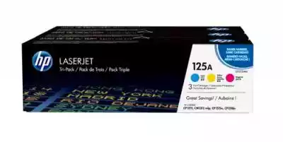 Producent drukarki: HP
Kod OEM: CF373AM
Ilość w opakowaniu [szt.]: 3 szt.
Rodzaj: Toner
Kolor: CMY (Zestaw Cyan,  Magenta,  Yellow) 
Wydajność [str.]: 1400 str. A4
Pasuje do drukarek: HP Color LaserJet CP1215HP Color LaserJet CP1515nHP Color LaserJet CM1312 Series
Kompatybilność: HP Color 