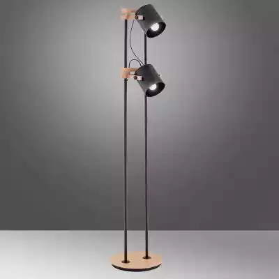Lampa podłogowa to lampa,  która świetnie wkomponuje się w wystrój wnętrza. Uniwersalna jakość lampy łączy ze sobą funkcjonalność i efektowny wygląd. Lampa podłogowa została wykonana z metalu i drewna w kolorze czarnym.