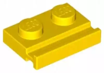 Lego 32028 Żółta 1x2 z krawędzią Nowy 1szt