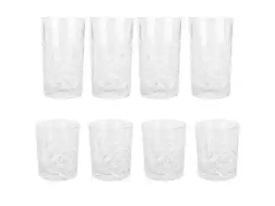 ERNESTO Zestaw 4 szklanek Podobne : ERNESTO Zestaw kieliszków / szklanek z tworzywa sztucznego, 6 sztuk (Biały, Szklanki do wody) - 819019