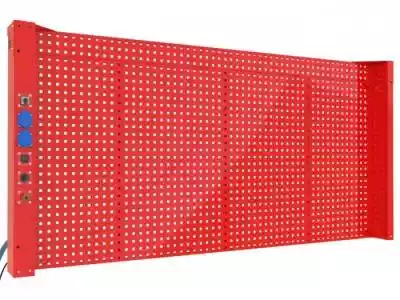 Tablica warsztatowa N-192-02-02  - konstrukcja nóg tablicy wykonana z wysokiej jakości blachy stalowej o grubości 1, 5mm  - płyta perforowana wykonane z wysokiej jakości blachy stalowej o grubości 1, 0mm  - tylna ściana tablicy wykonana z płyty perforowanej umożliwiającej zamontowanie  zaw