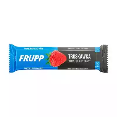 FRUPP to pyszna i wartościowa przekąska,  będąca bogatym źródłem błonnika oraz antyoksydantów. FRUPP to pierwszy dostępny na rynku baton ze świeżych owoców. Jest produkowany z wykorzystaniem liofilizacji –  techniki bardzo bezpiecznej dla wartości odżywczych zawartych w owocach i warzywach
