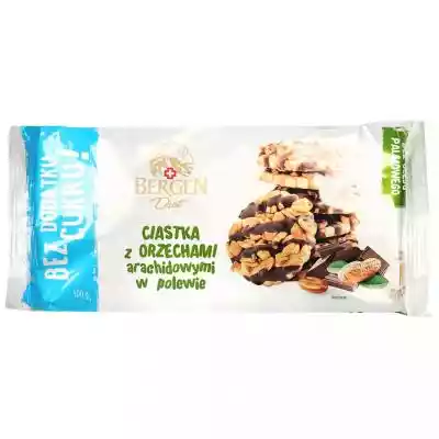 Bergen Diet - Ciastka z orzechami arachi Podobne : Bergen Diet - Ciastka kakaowe z kremem brownie w czekoladzie deserowej - 231179