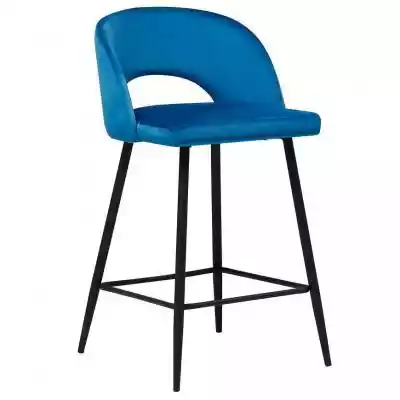 Krzesło barowe Omis Dark Blue Pokój dzienny Jadalnia > Hokery i taborety