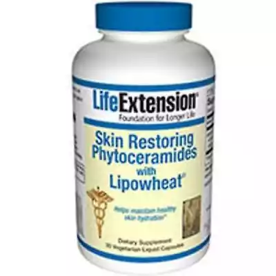 Life Extension Skin Restore Phytoceramid Podobne : Life Extension Skin Restore Phytoceramides z Lipowheat, 30 płynnych nakrętek (opakowanie 1 szt.) - 2790392