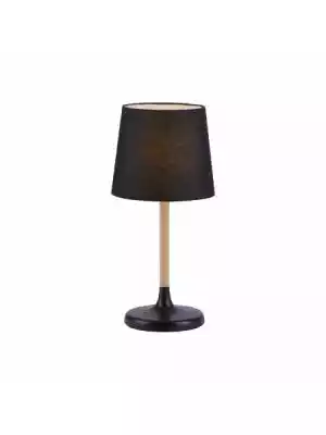Lampa stołowa NIMA 14423-18 to prosty,  klasyczny model oświetlenia dodatkowego,  który dobrze wyglądać będzie we wnętrzach urządzonych w minimalistycznym stylu. Model posiada podstawę wykonaną z drewna i metalu w czarnym kolorze,  dzięki czemu lampa może przyczynić się do stworzenia przyt