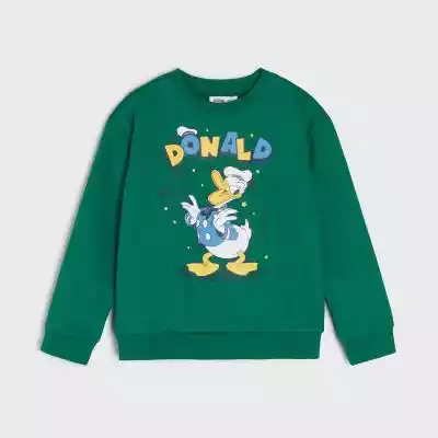 Sinsay - Bluza Kaczor Donald - Zielony Podobne : Kubek Zielony Donald Tusk PO Platforma na Prezent - 603253