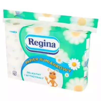 Regina Papier Rumiankowy 12 rolek Drogeria, kosmetyki i zdrowie > Papier toaletowy i ręczniki > Papier toaletowy