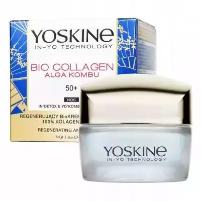 Yoskine Bio Collagen Krem Noc Zmarszczki Podobne : Krem na dzień i na noc z kwasem hialuronowym, 100 ml - 291322