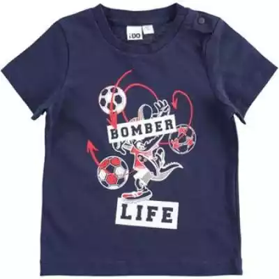 T-shirty z krótkim rękawem Dziecko Ido  42041  Niebieski Dostępny w rozmiarach dla chłopców. 12 miesięcy.