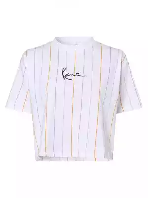Nadaje każdej stylizacji ulicznej atrakcyjne,  sportowe wykończenie: luźny T-shirt marki Karl Kani o krótszym kroju.
